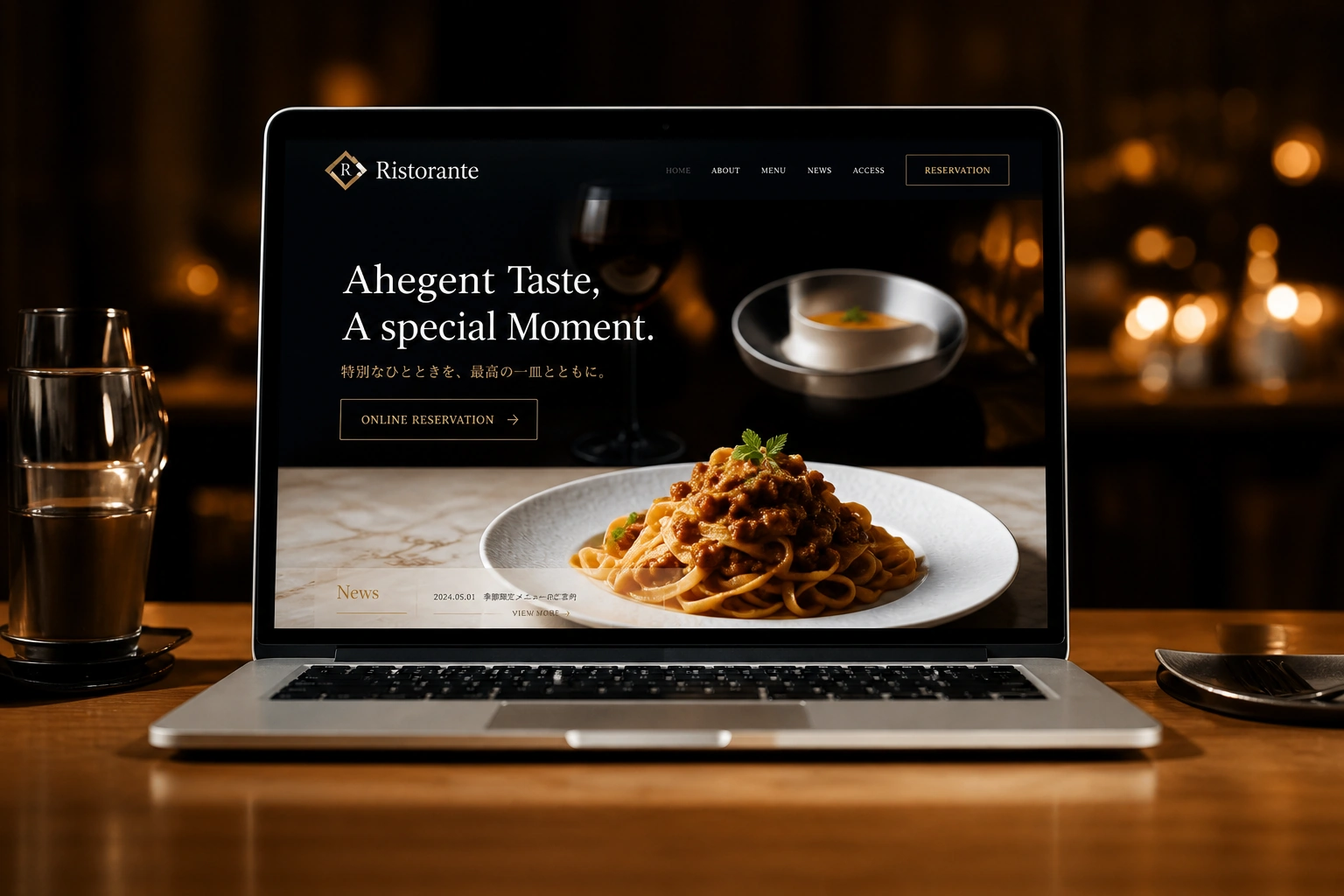 飲食店サイト制作
