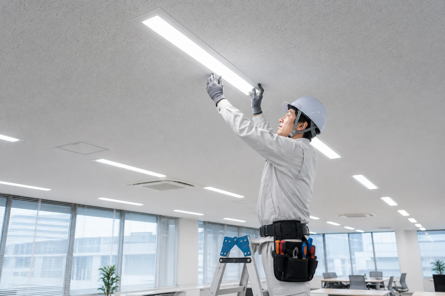 LED照明工事